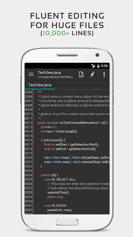 QuickEdit - Editor de Texto Captura de tela 2