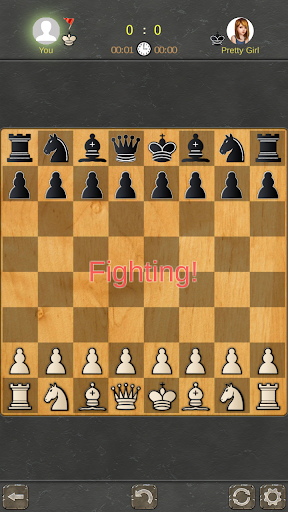 Chess - Funny Character  2 players Captura de tela 1