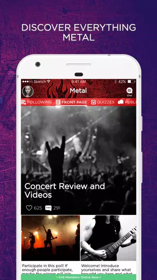 Metal Amino for Heavy Metal Music Fan Captura de tela 1