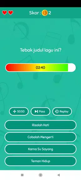 Game Tebak Lagu 스크린샷 2