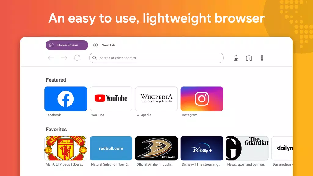 Internet Browser for Sony TV Tangkapan skrin 1