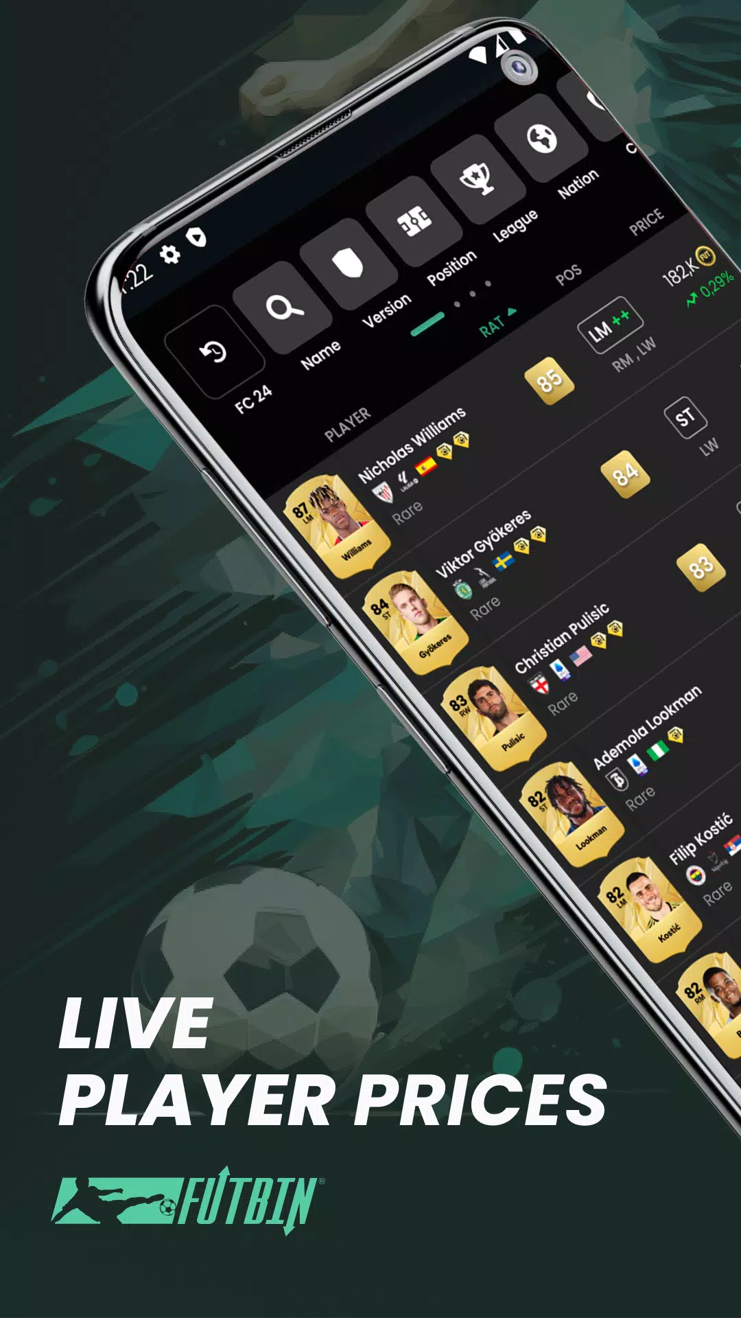 FUTBIN 24 Database & Draft應用截圖第1張