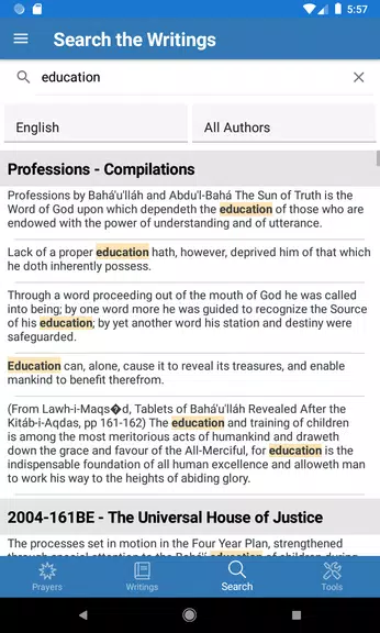 Baha’i Prayers and Writings ภาพหน้าจอ 4