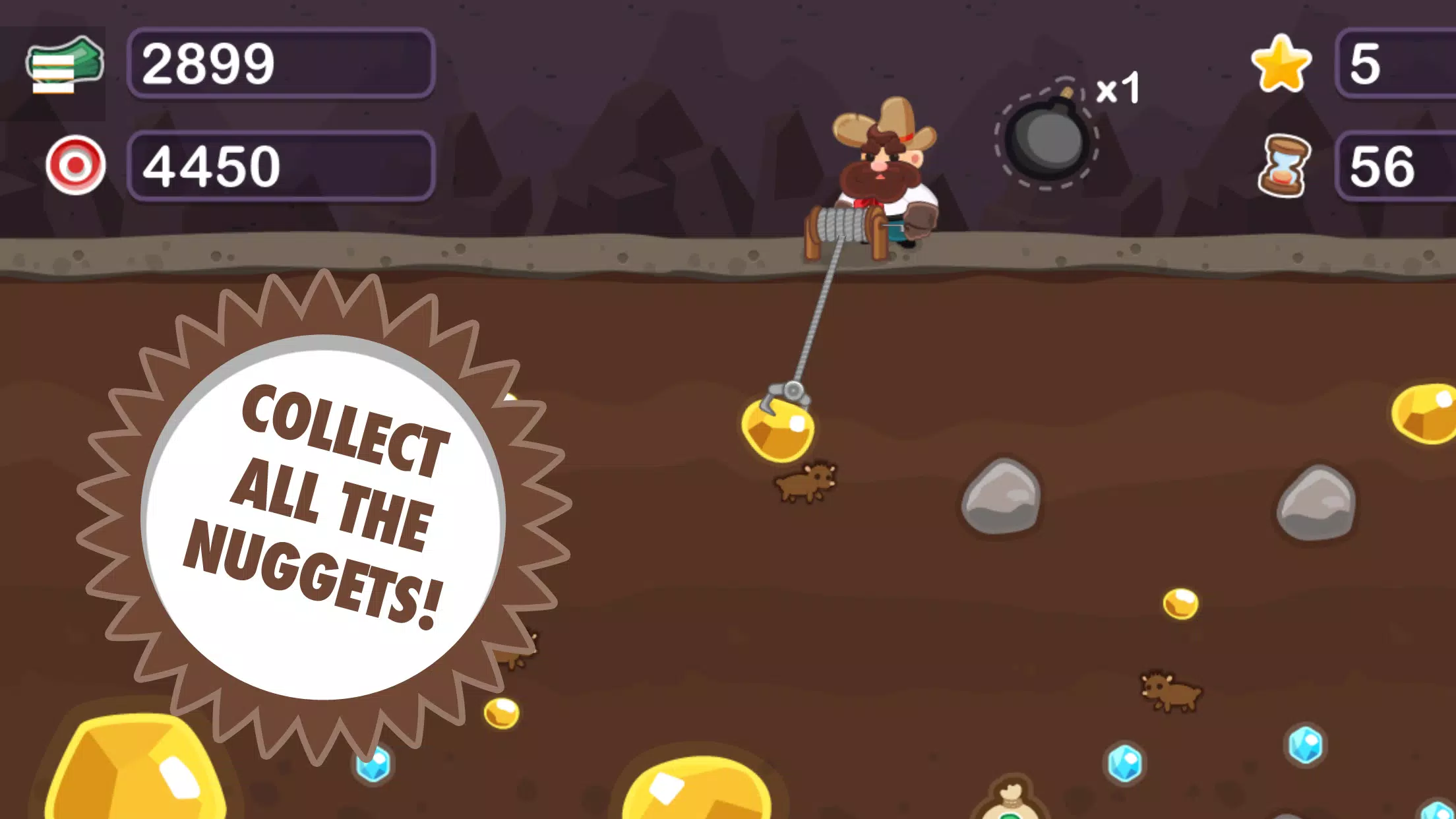 Gold Miner Tom Capture d'écran 3