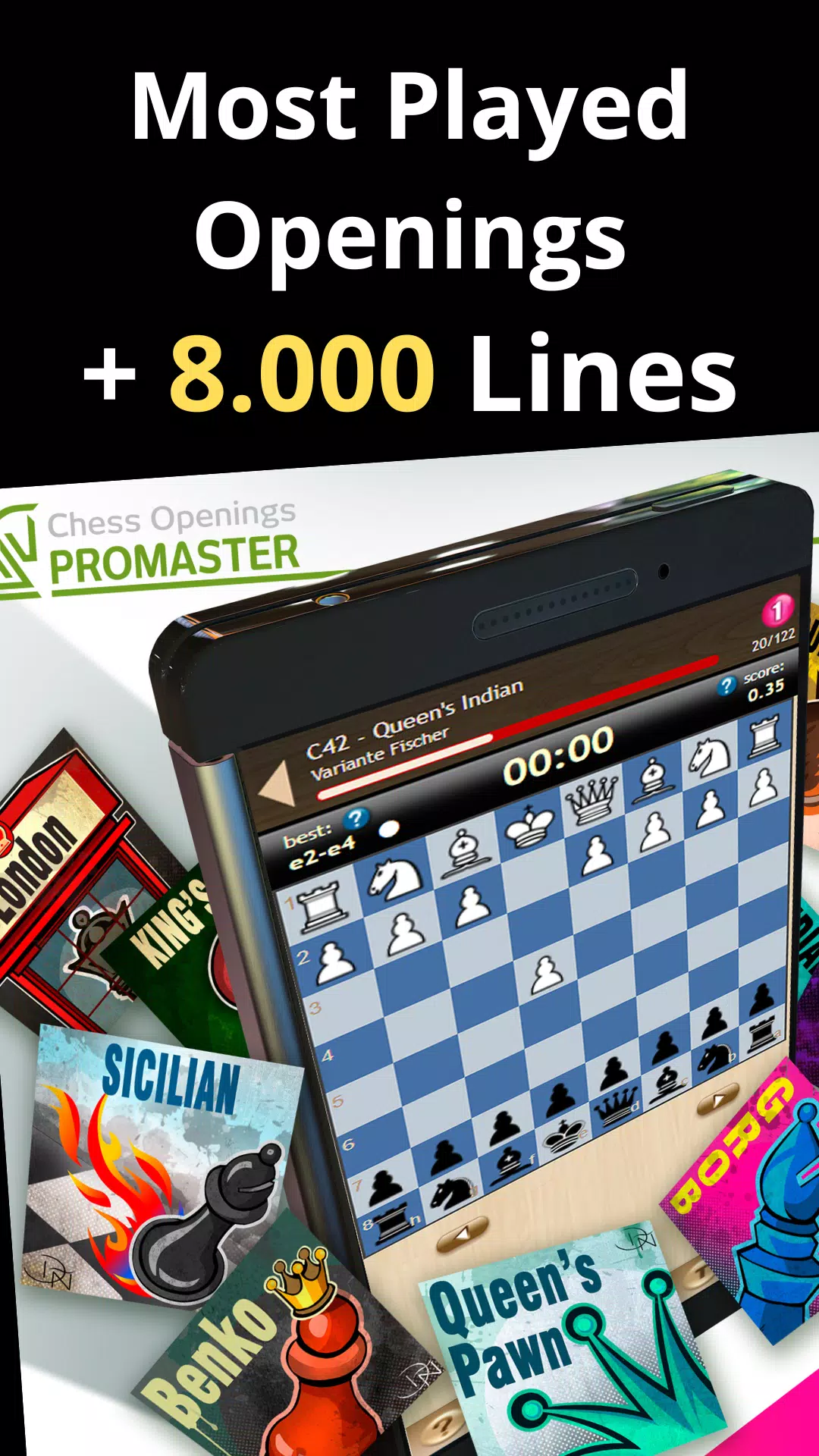 Chess Openings Promaster Captura de tela 4