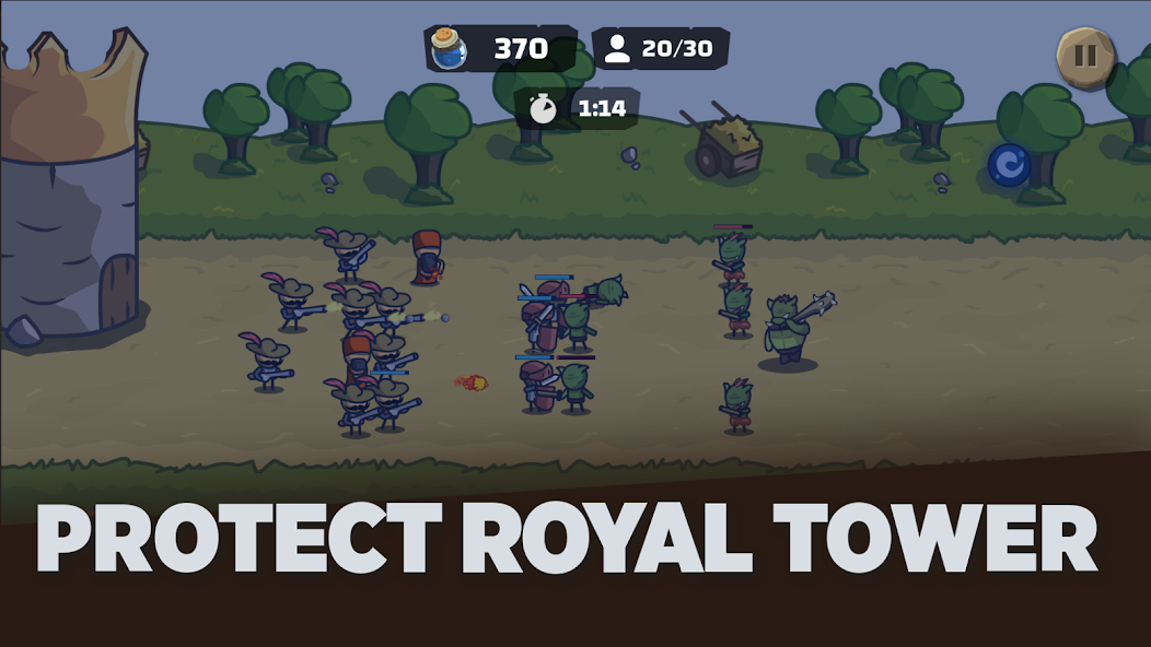 Tower Royale: Stick War Online Screenshot 2