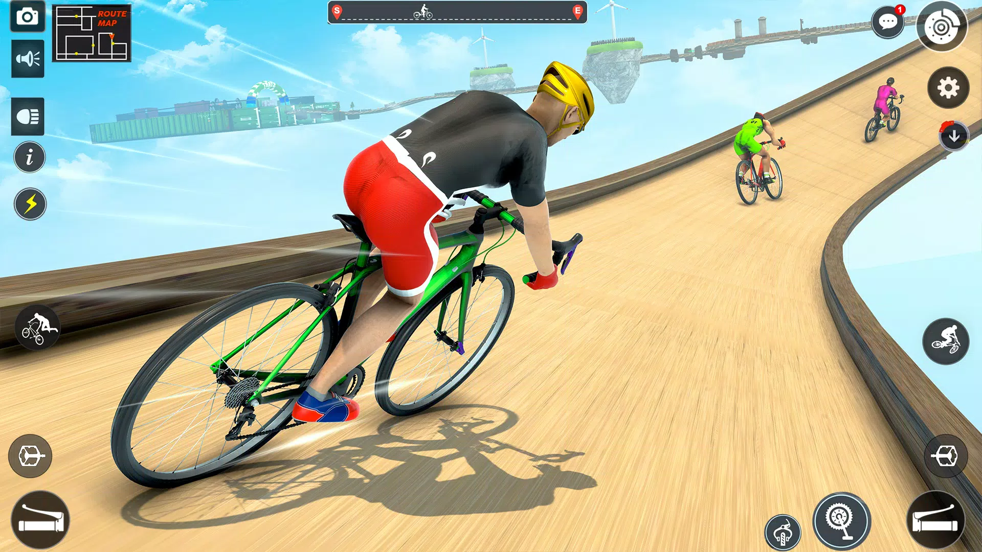 BMX Cycle Stunt Game 3D Captura de tela 2