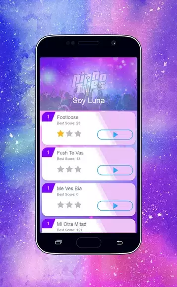 Piano Tiles - Soy Luna Girls Game Tangkapan skrin 2