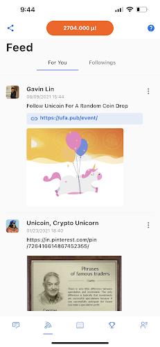 Unicoin Network ภาพหน้าจอ 2