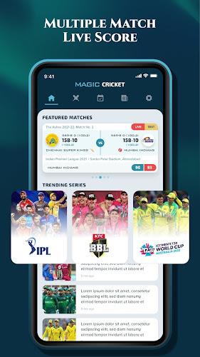 Magic Cricket Live Line - Exch Screenshot 1