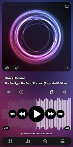 Poweramp Music Player (Trial) ဖန်သားပြင်ဓာတ်ပုံ 1