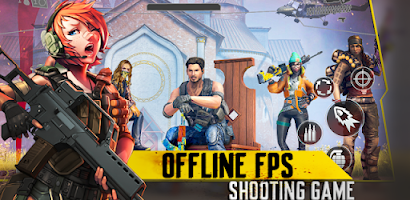 War Games Offline - Gun Games 스크린샷 1