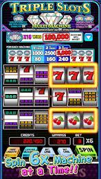 Triple Slots -Multi 6x Machine স্ক্রিনশট 1