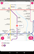 Delhi Metro Map & Routing Captura de tela 1