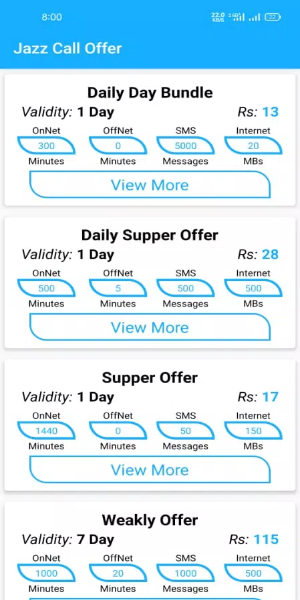 All Network Data Offers 2022 Screenshot 3