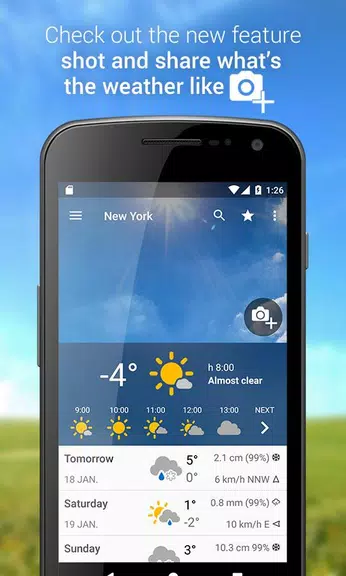 3B Meteo - Weather Forecasts Zrzut ekranu 1