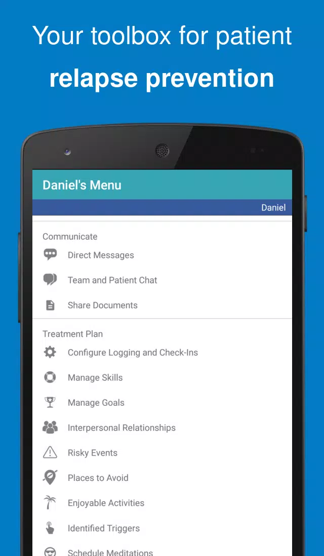 Recovery Path for Clinicians Screenshot 3