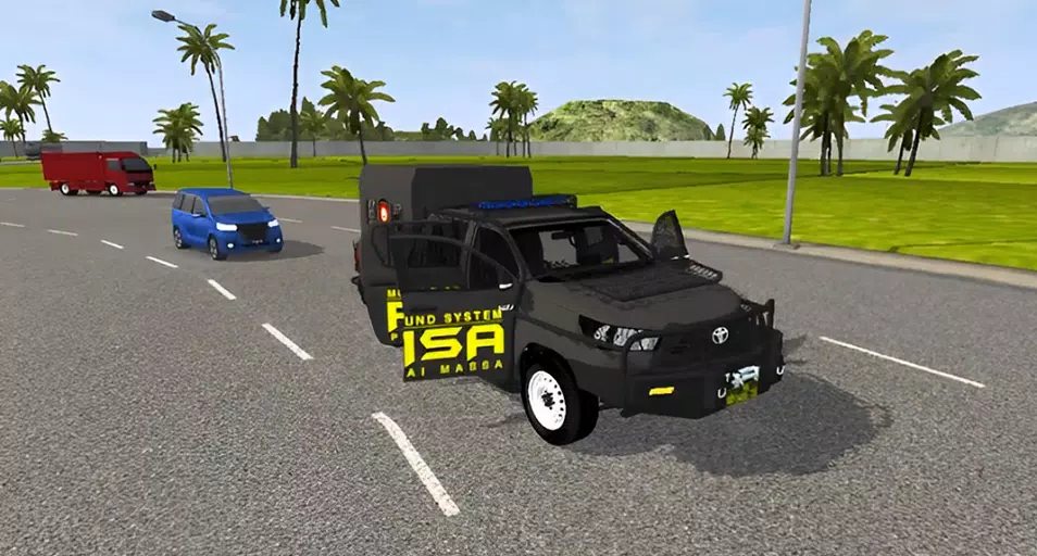 Pickup Police drive Game 3D Zrzut ekranu 1