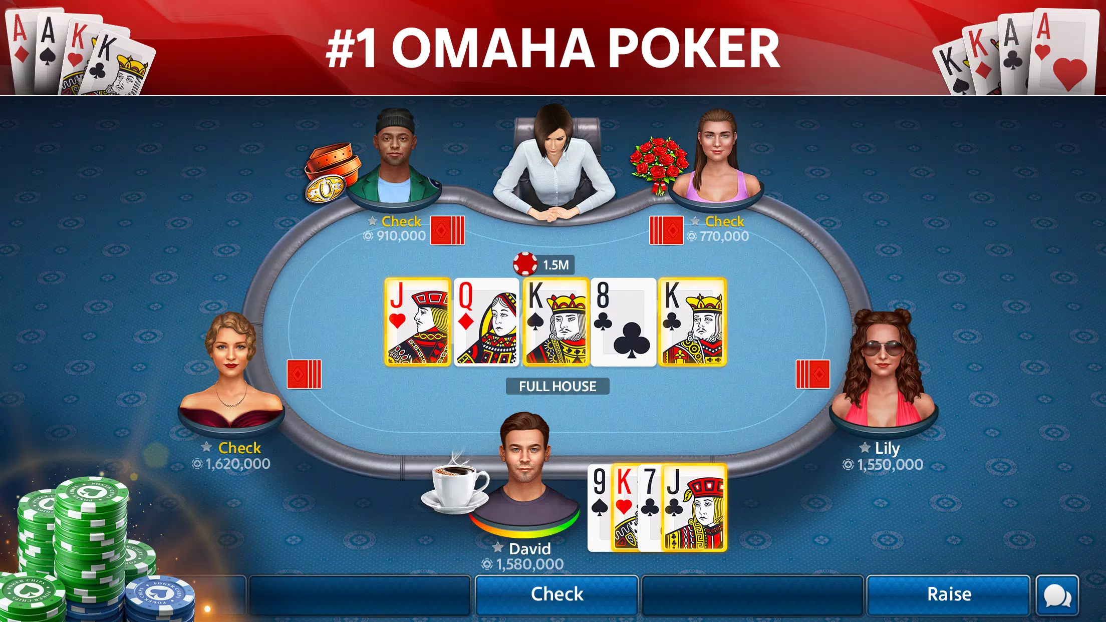 Omaha Poker應用截圖第1張