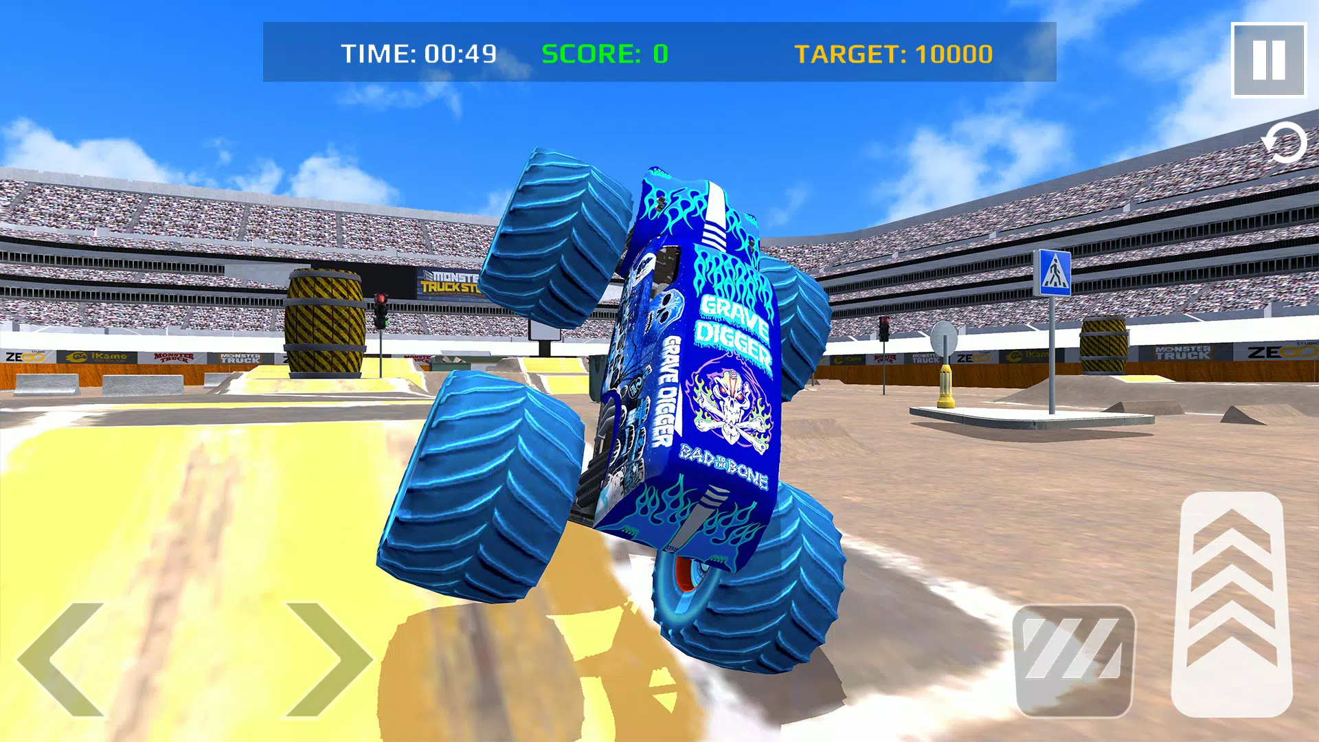 Car Games: Monster Truck Stunt Captura de tela 3