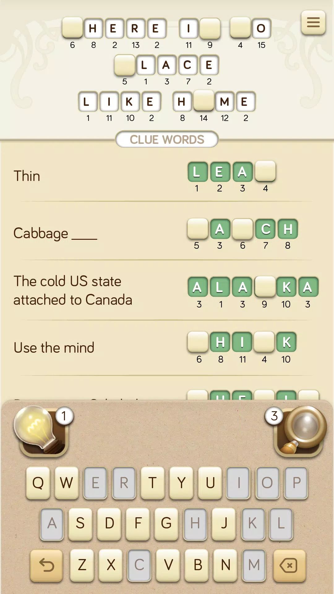 Logicross: Crossword Puzzle স্ক্রিনশট 4