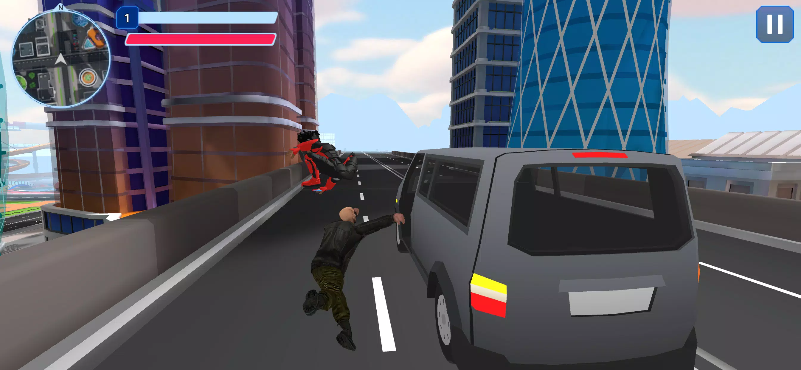 Super Hero Fight: Flying Game Capture d'écran 1