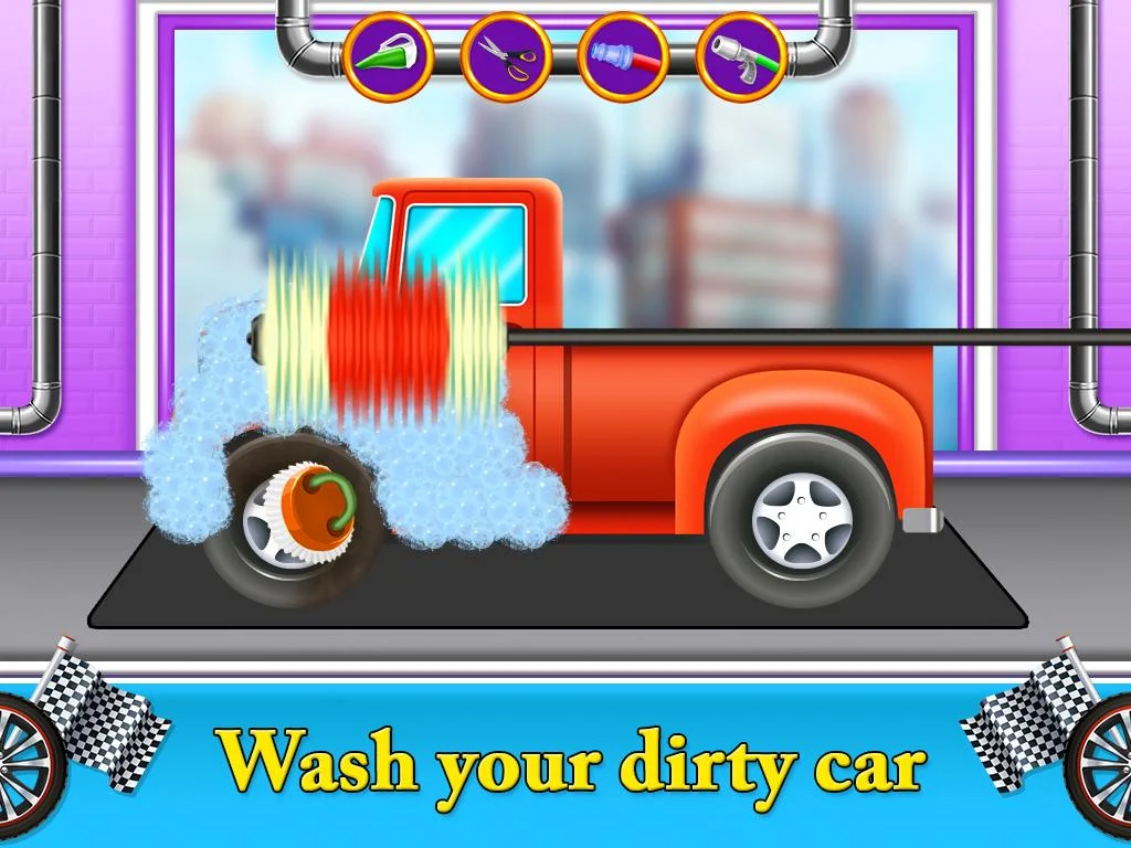 Auto car wash garage game應用截圖第3張