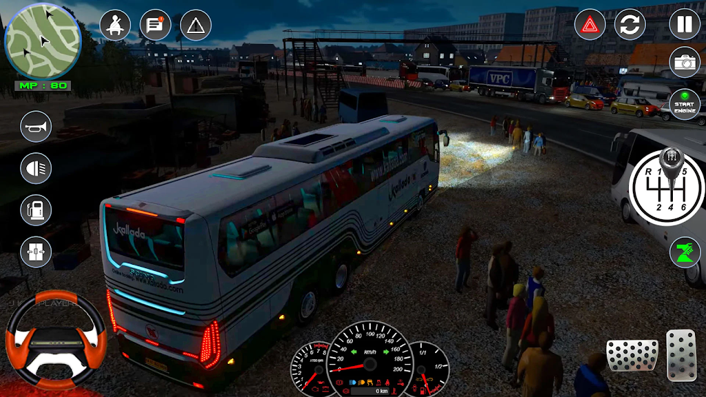 Euro Bus Transport: Bus Games Schermafbeelding 2