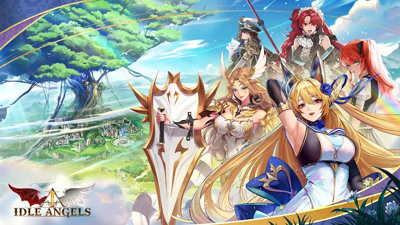 Idle Angels: Anime Gacha RPG Ảnh chụp màn hình 1