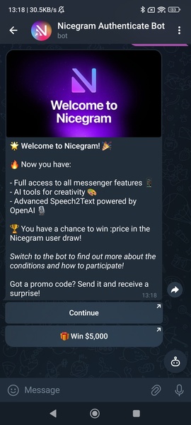 Nicegram: AI Chat for Telegram Screenshot 2