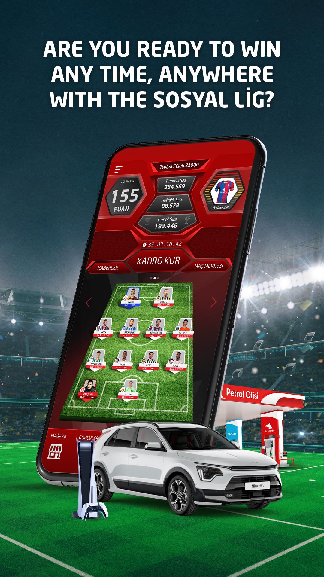 Sosyal Lig - Football Game Ảnh chụp màn hình 1