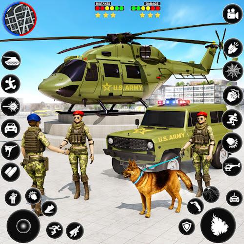 Army Transport Vehicles Games Zrzut ekranu 1