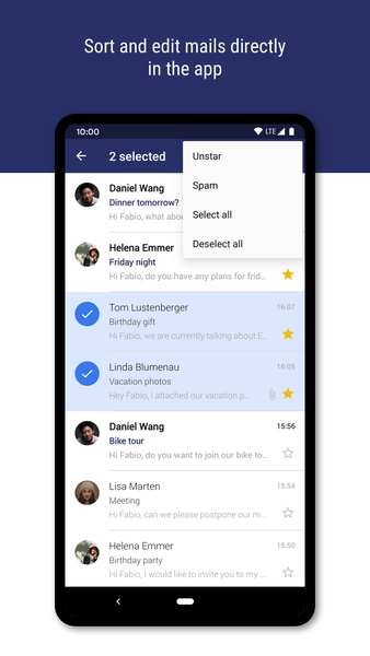 mail.com: Mail app & Cloud Screenshot 4