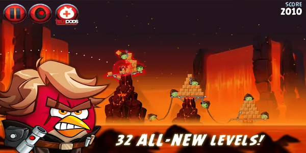 Angry Birds Star Wars 2 ဖန်သားပြင်ဓာတ်ပုံ 3