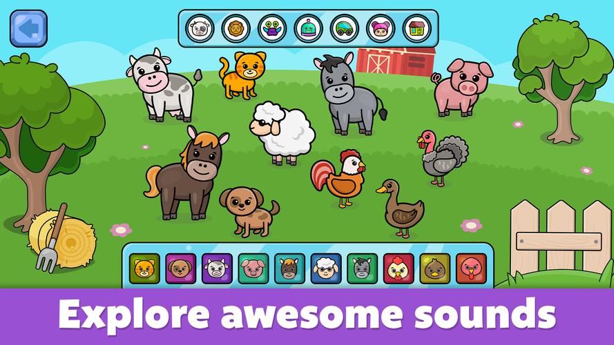 Bimi Boo赤ちゃんのピアノ子供向けの音楽ゲーム スクリーンショット 3