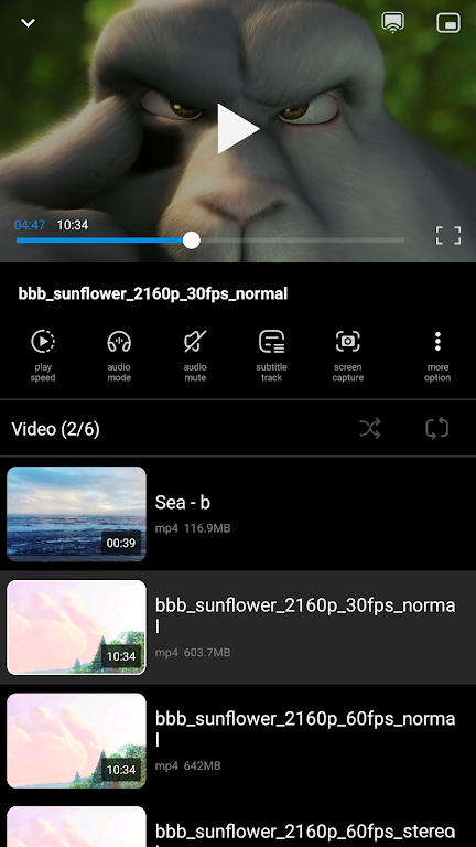 Видеоплеер HD - FX Player Скриншот 2