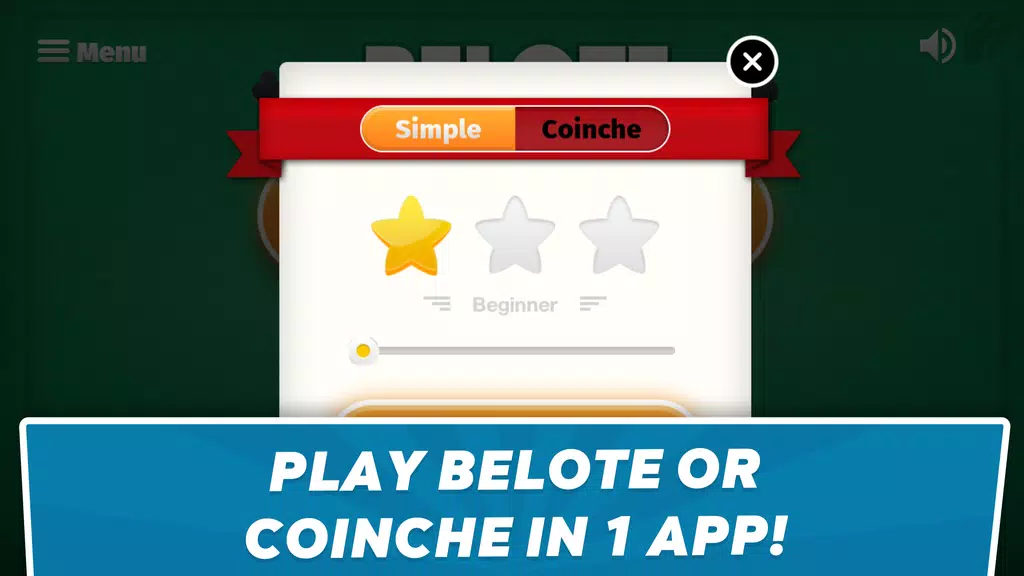 Belote Coinche - card game 스크린샷 2