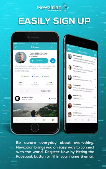 Newzician - Social news app Screenshot 2