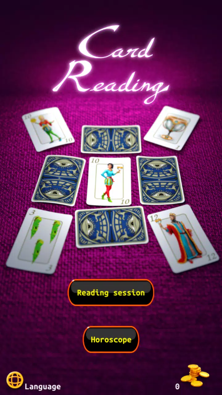 Schermata Card Reading 1
