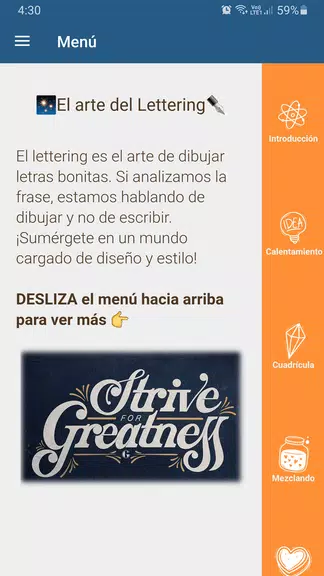 Cómo hacer escritura lettering Captura de pantalla 1