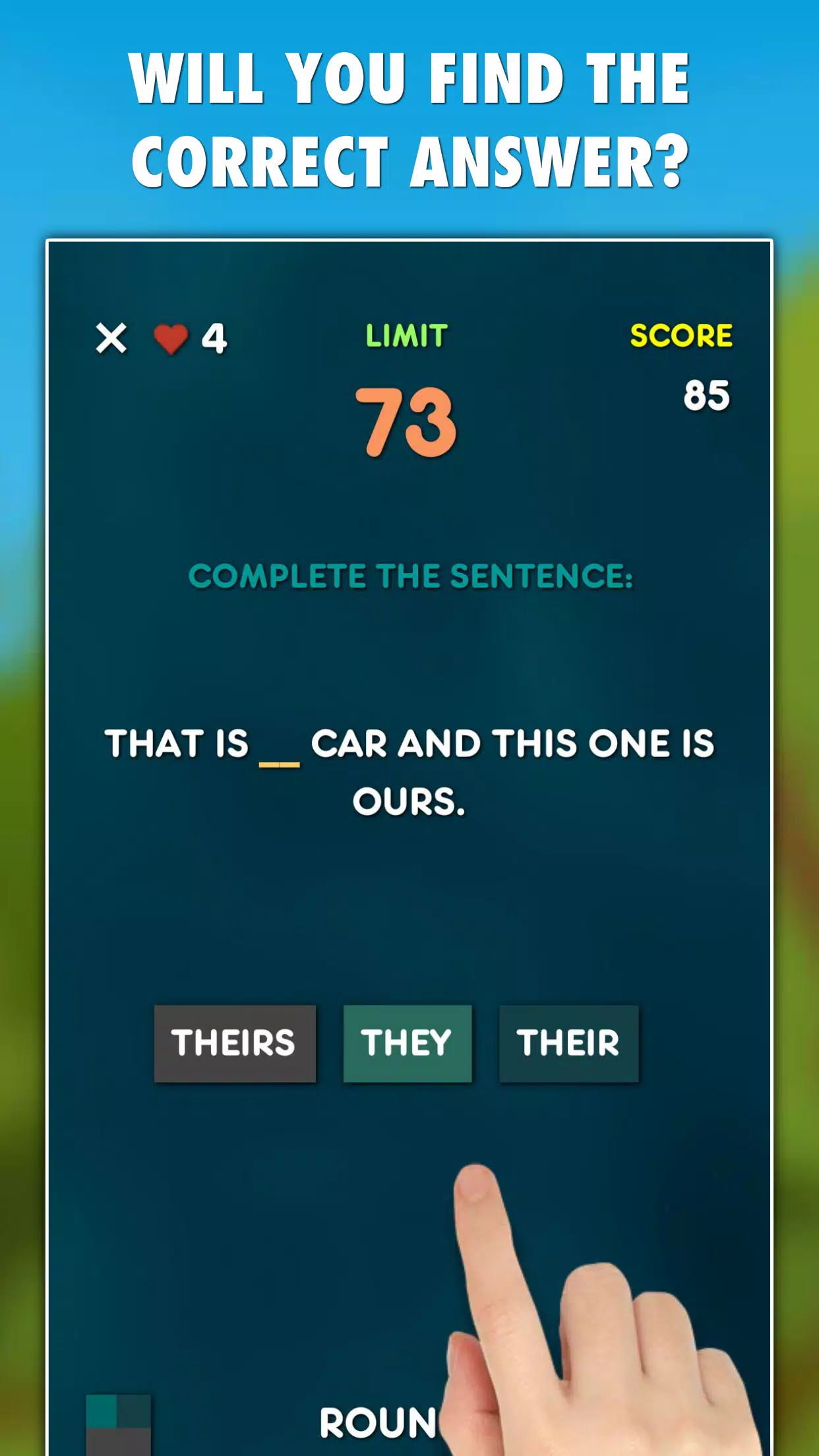 Pronouns Grammar Test Tangkapan skrin 2