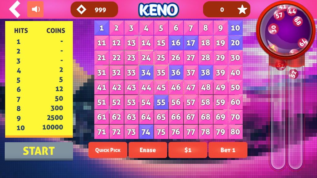 Keno Cleopatra應用截圖第2張