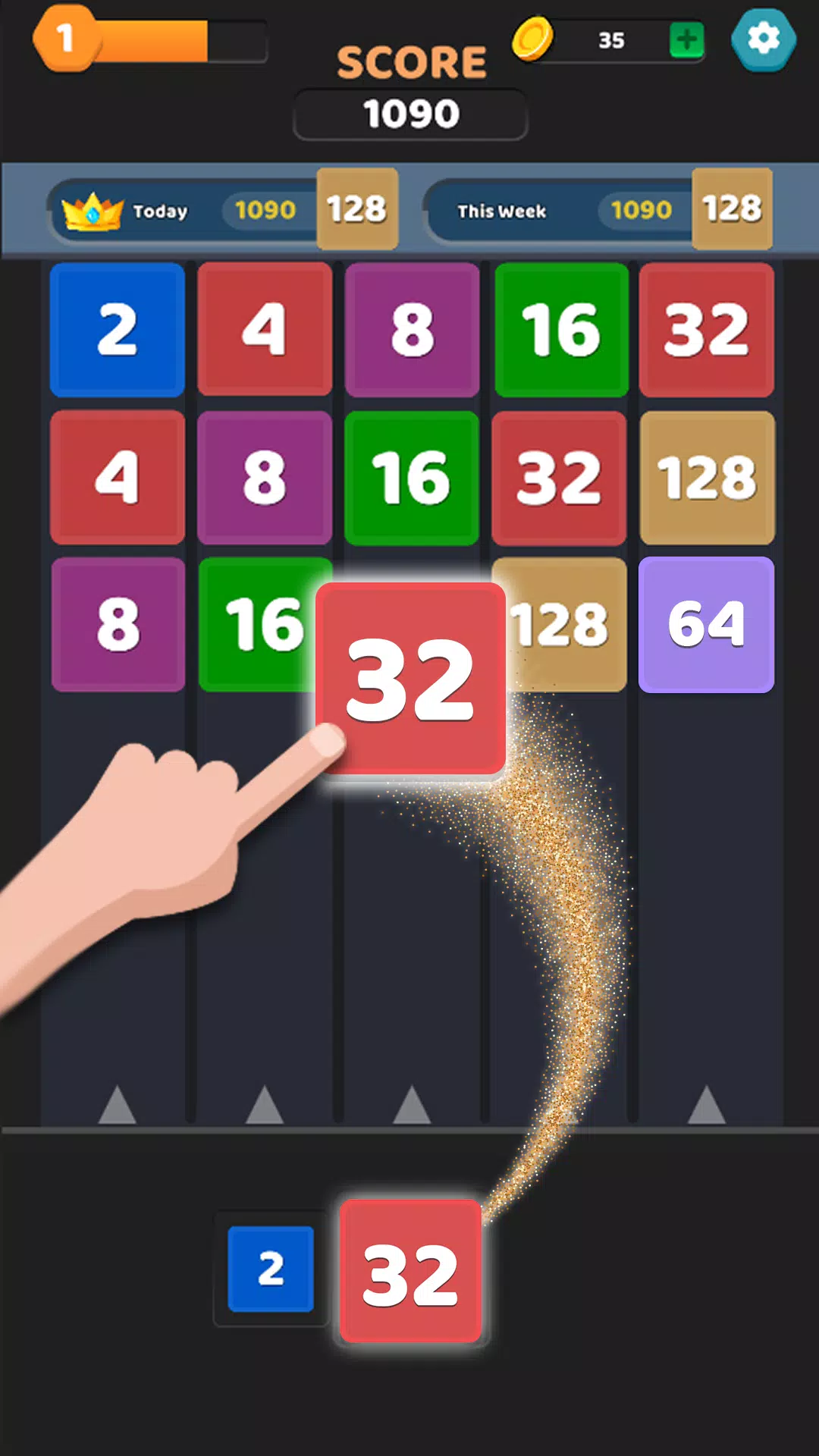 Merge Puzzle Games: Number Up应用截图第1张