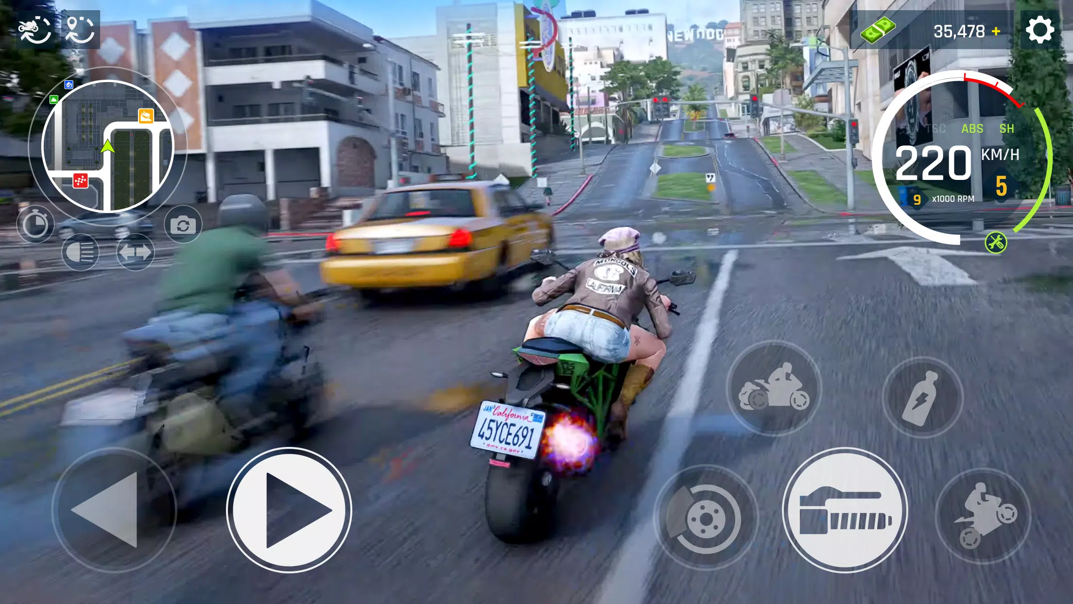Real Moto Driving ဖန်သားပြင်ဓာတ်ပုံ 1