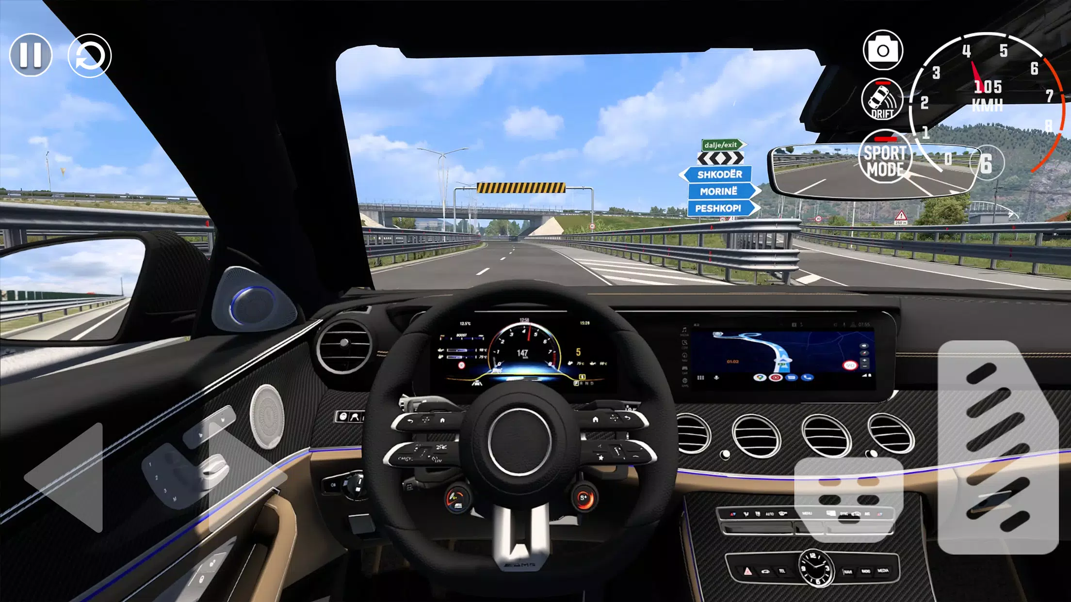 Racing in Car Driving Games 24 Скриншот 2