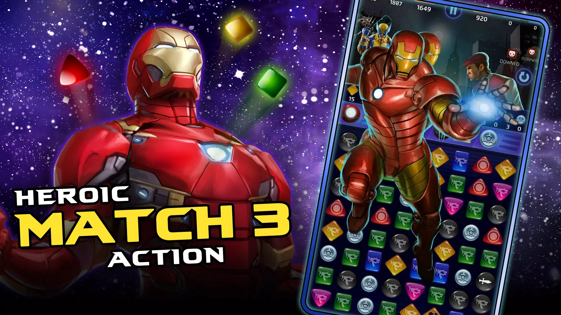 MARVEL Puzzle Quest: Match RPG ภาพหน้าจอ 2