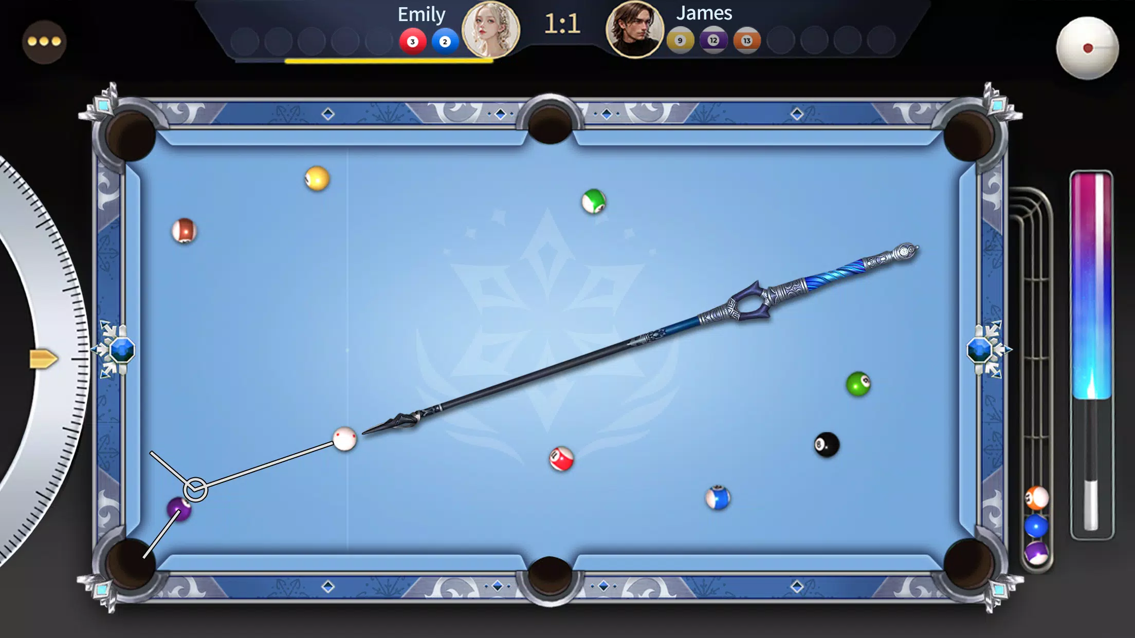 Billiards 8-Ball Pool Master 8 ภาพหน้าจอ 3