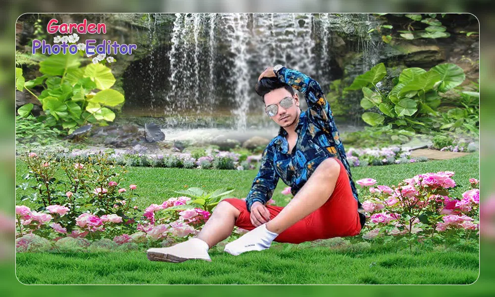 Garden Photo Frame Editor Screenshot 3