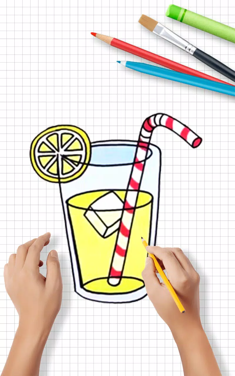 Schermata Draw Cute Drinks 2
