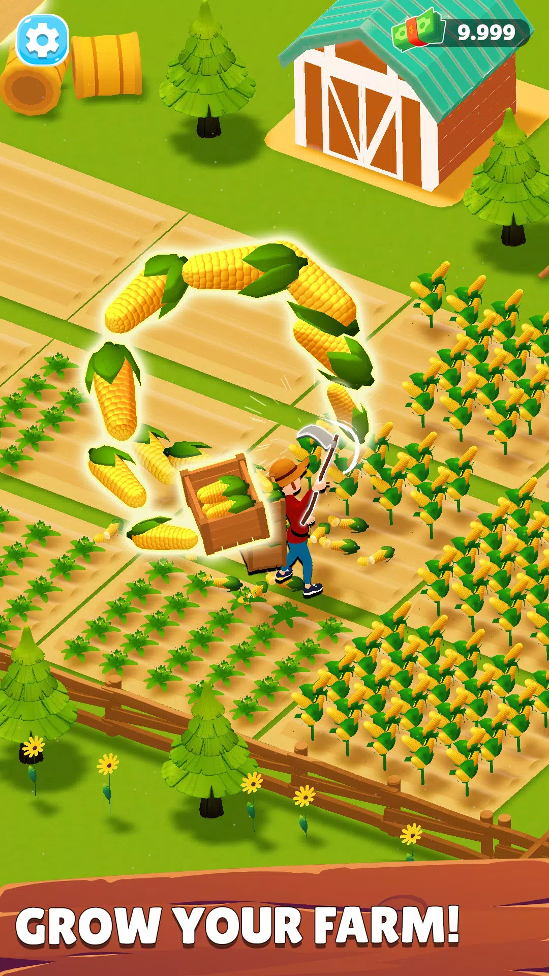 Crop to Craft - Idle Farm Game Скриншот 1